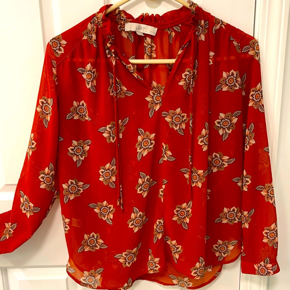 Long sleeve blouse